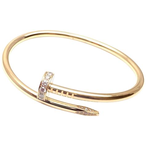 cartier gold nail bracelet price.